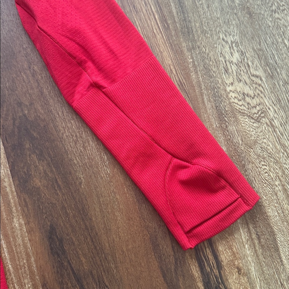 Lululemon Swiftly Tech Long Sleeve Shirt Dark Red Size 6 - Picture 3 of 8